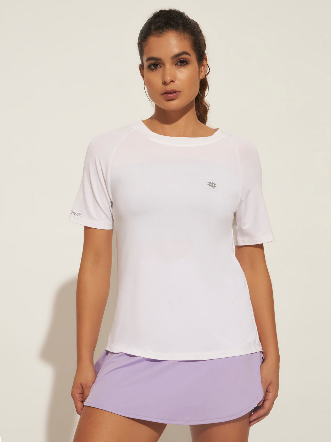 Women Brand Logo Moisture Wicking T-shirt